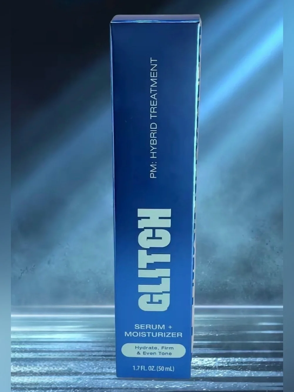GLITCH PM Hybrid Treatment Serum + Moisturizer NEW Sealed
